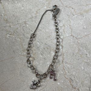 James Avery sterling silver charm links bracelet add on any charms